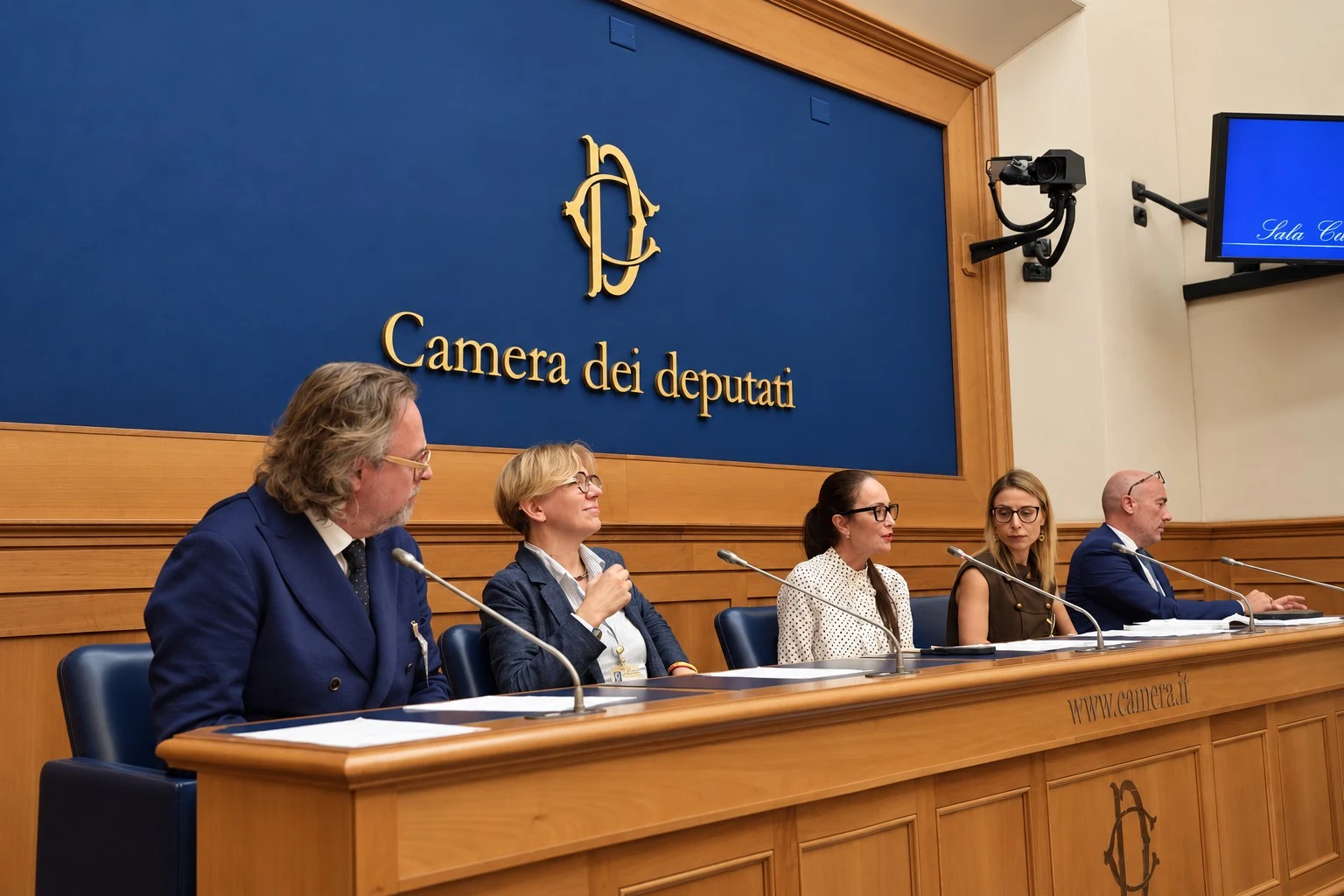 I relatori dell’incontro Autori a confronto alla Camera dei Deputati